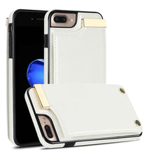 Load image into Gallery viewer, Metal Buckle Card Slots Phone Case, For iPhone 11, For iPhone 11 Pro, For iPhone XS Max, For iPhone 8 Plus / 7 Plus