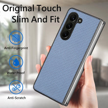 Load image into Gallery viewer, Carbon Fiber Texture Back Cover Phone Case