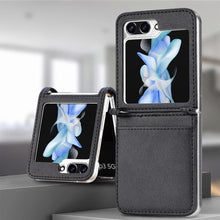Load image into Gallery viewer, Litchi Texture PU Card Fold Back Phone Case, For Samsung Galaxy Z Flip5