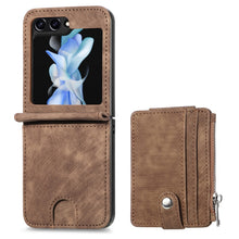 Load image into Gallery viewer, Skin-feel PU Zipper Wallet Phone Case