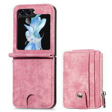 Load image into Gallery viewer, Skin-feel PU Zipper Wallet Phone Case