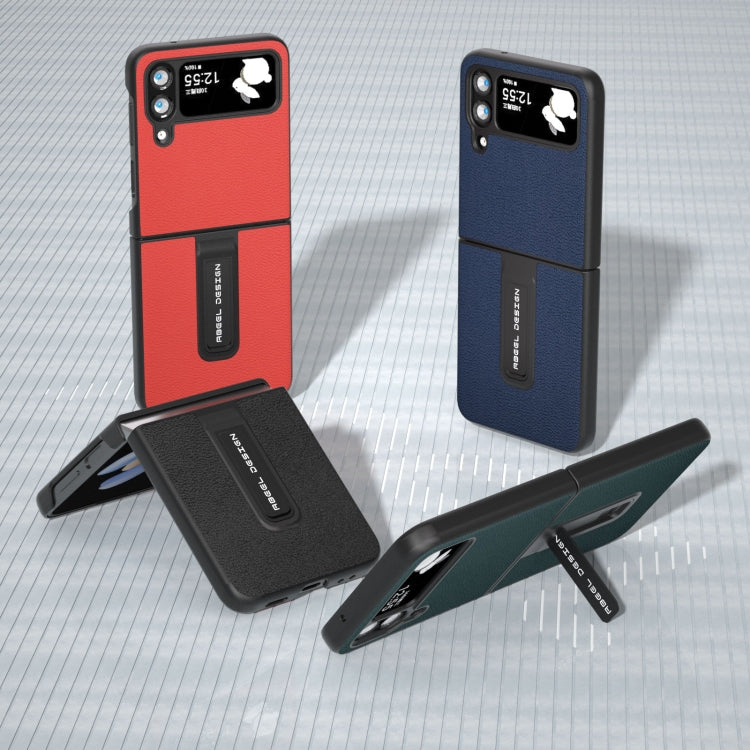 Genuine Leather Luolai Series Phone Case with Holder