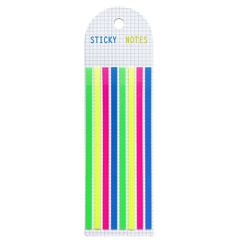 Transparent Strip Color Fluorescent Waterproof Sticky Note Long Strip Index Sticker
