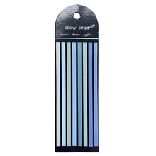 Load image into Gallery viewer, Transparent Strip Color Fluorescent Waterproof Sticky Note Long Strip Index Sticker