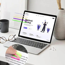 Load image into Gallery viewer, Transparent Strip Color Fluorescent Waterproof Sticky Note Long Strip Index Sticker