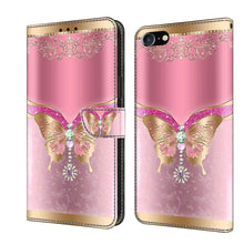 Load image into Gallery viewer, Crystal 3D Shockproof Protective Leather Phone Case, For iPhone 6 Plus / 7 Plus / 8 Plus, For iPhone 6 / 7