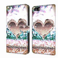 Load image into Gallery viewer, Crystal 3D Shockproof Protective Leather Phone Case, For iPhone 6 Plus / 7 Plus / 8 Plus, For iPhone 6 / 7
