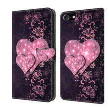Load image into Gallery viewer, Crystal 3D Shockproof Protective Leather Phone Case, For iPhone 6 Plus / 7 Plus / 8 Plus, For iPhone 6 / 7
