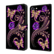 Load image into Gallery viewer, Crystal 3D Shockproof Protective Leather Phone Case, For iPhone 6 Plus / 7 Plus / 8 Plus, For iPhone 6 / 7