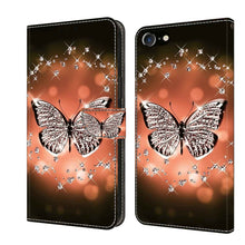 Load image into Gallery viewer, Crystal 3D Shockproof Protective Leather Phone Case, For iPhone 6 Plus / 7 Plus / 8 Plus, For iPhone 6 / 7