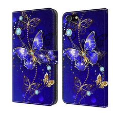 Load image into Gallery viewer, Crystal 3D Shockproof Protective Leather Phone Case, For iPhone 6 Plus / 7 Plus / 8 Plus, For iPhone 6 / 7