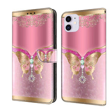 Load image into Gallery viewer, Crystal 3D Shockproof Protective Leather Phone Case, For iPhone 11 Pro Max, For iPhone 11