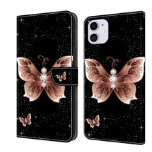 Load image into Gallery viewer, Crystal 3D Shockproof Protective Leather Phone Case, For iPhone 11 Pro Max, For iPhone 11
