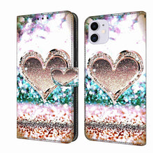 Load image into Gallery viewer, Crystal 3D Shockproof Protective Leather Phone Case, For iPhone 11 Pro Max, For iPhone 11