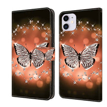 Load image into Gallery viewer, Crystal 3D Shockproof Protective Leather Phone Case, For iPhone 11 Pro Max, For iPhone 11
