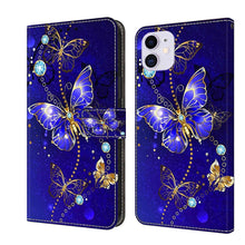Load image into Gallery viewer, Crystal 3D Shockproof Protective Leather Phone Case, For iPhone 11 Pro Max, For iPhone 11