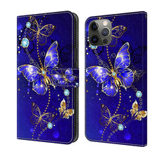 Load image into Gallery viewer, Crystal 3D Shockproof Protective Leather Phone Case, For iPhone 11 Pro, For iPhone X / XS