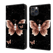 Load image into Gallery viewer, Crystal 3D Shockproof Protective Leather Phone Case, For iPhone 11 Pro Max, For iPhone 11