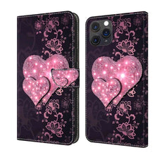 Load image into Gallery viewer, Crystal 3D Shockproof Protective Leather Phone Case, For iPhone 11 Pro Max, For iPhone 11