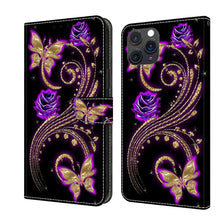 Load image into Gallery viewer, Crystal 3D Shockproof Protective Leather Phone Case, For iPhone 11 Pro Max, For iPhone 11