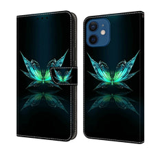 Load image into Gallery viewer, Crystal 3D Shockproof Protective Leather Phone Case, For iPhone 12 mini / 13 mini, For iPhone 12 / 12 Pro