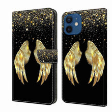 Load image into Gallery viewer, Crystal 3D Shockproof Protective Leather Phone Case, For iPhone 12 mini / 13 mini, For iPhone 12 / 12 Pro