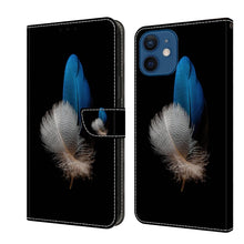 Load image into Gallery viewer, Crystal 3D Shockproof Protective Leather Phone Case, For iPhone 12 mini / 13 mini, For iPhone 12 / 12 Pro