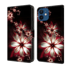 Load image into Gallery viewer, Crystal 3D Shockproof Protective Leather Phone Case, For iPhone 12 mini / 13 mini, For iPhone 12 / 12 Pro