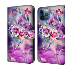 Load image into Gallery viewer, Crystal 3D Shockproof Protective Leather Phone Case, For iPhone 12 Pro Max / 13 Pro Max, For iPhone 13 Pro