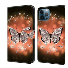 Load image into Gallery viewer, Crystal 3D Shockproof Protective Leather Phone Case, For iPhone 12 Pro Max / 13 Pro Max, For iPhone 13 Pro