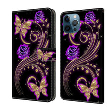 Load image into Gallery viewer, Crystal 3D Shockproof Protective Leather Phone Case, For iPhone 12 Pro Max / 13 Pro Max, For iPhone 13 Pro