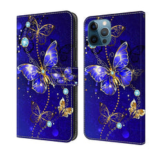 Load image into Gallery viewer, Crystal 3D Shockproof Protective Leather Phone Case, For iPhone 12 Pro Max / 13 Pro Max, For iPhone 13 Pro