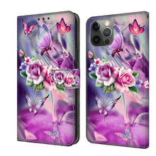 Load image into Gallery viewer, Crystal 3D Shockproof Protective Leather Phone Case, For iPhone 12 mini / 13 mini, For iPhone 12 / 12 Pro