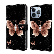 Load image into Gallery viewer, Crystal 3D Shockproof Protective Leather Phone Case, For iPhone 12 Pro Max / 13 Pro Max, For iPhone 13 Pro