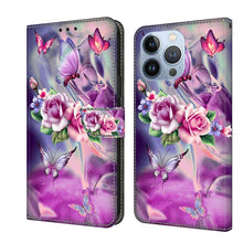 Load image into Gallery viewer, Crystal 3D Shockproof Protective Leather Phone Case, For iPhone 12 Pro Max / 13 Pro Max, For iPhone 13 Pro
