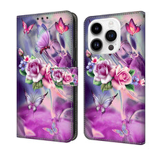 Load image into Gallery viewer, Crystal 3D Shockproof Protective Leather Phone Case, For iPhone 14 Pro, For iPhone 15 Plus