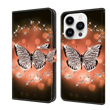 Load image into Gallery viewer, Crystal 3D Shockproof Protective Leather Phone Case, For iPhone 14 Pro, For iPhone 15 Plus