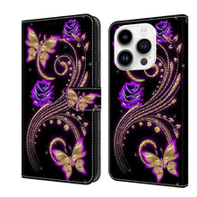 Load image into Gallery viewer, Crystal 3D Shockproof Protective Leather Phone Case, For iPhone 14 Pro, For iPhone 15 Plus