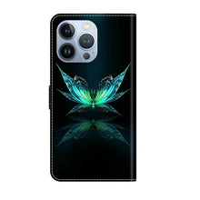 Load image into Gallery viewer, Crystal 3D Shockproof Protective Leather Phone Case, For iPhone 14 Pro Max, For iPhone 15