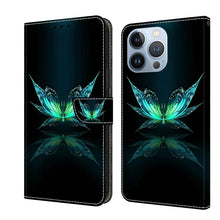 Load image into Gallery viewer, Crystal 3D Shockproof Protective Leather Phone Case, For iPhone 14 Pro Max, For iPhone 15