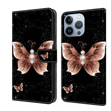 Load image into Gallery viewer, Crystal 3D Shockproof Protective Leather Phone Case, For iPhone 14 Pro Max, For iPhone 15