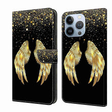 Load image into Gallery viewer, Crystal 3D Shockproof Protective Leather Phone Case, For iPhone 14 Pro Max, For iPhone 15