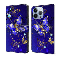 Load image into Gallery viewer, Crystal 3D Shockproof Protective Leather Phone Case, For iPhone 14 Pro Max, For iPhone 15