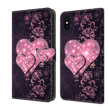 Load image into Gallery viewer, Crystal 3D Shockproof Protective Leather Phone Case, For iPhone 11 Pro, For iPhone X / XS