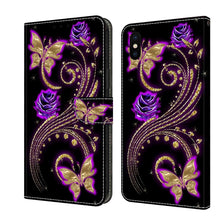 Load image into Gallery viewer, Crystal 3D Shockproof Protective Leather Phone Case, For iPhone 11 Pro, For iPhone X / XS