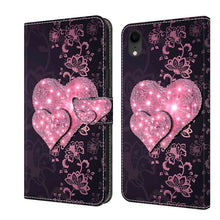 Load image into Gallery viewer, Crystal 3D Shockproof Protective Leather Phone Case, For iPhone XR, For iPhone XS Max