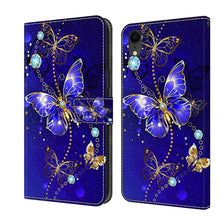 Load image into Gallery viewer, Crystal 3D Shockproof Protective Leather Phone Case, For iPhone XR, For iPhone XS Max