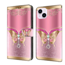 Load image into Gallery viewer, Crystal 3D Shockproof Protective Leather Phone Case, For iPhone 14 Pro, For iPhone 15 Plus