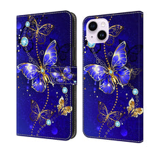Load image into Gallery viewer, Crystal 3D Shockproof Protective Leather Phone Case, For iPhone 14 Pro, For iPhone 15 Plus