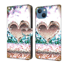 Load image into Gallery viewer, Crystal 3D Shockproof Protective Leather Phone Case, For iPhone 14 Pro Max, For iPhone 15